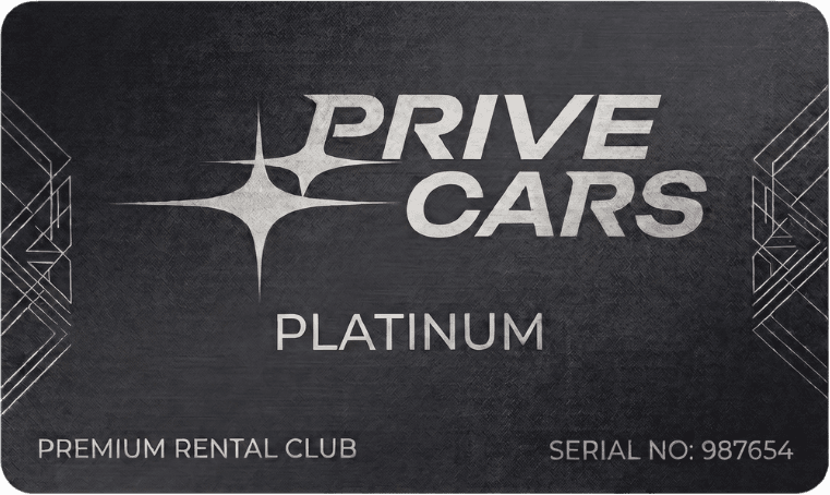 Клубная карта PriveCars Платина